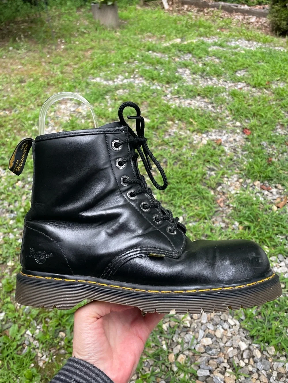 Dr Martens Industrial Steel Toe Slip Resistant Safety Boots Size 10 Men’s